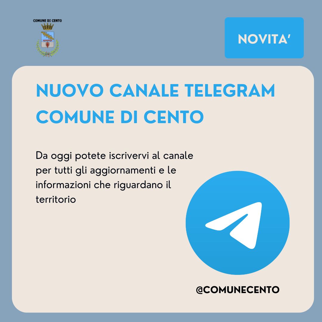 Nuovo canale Telegram